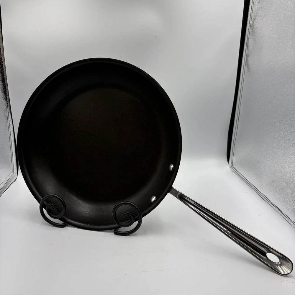 All Clad 12 Inch Fry Pan Master Chef Stainless‎ Skillet Metalcrafters Non stick